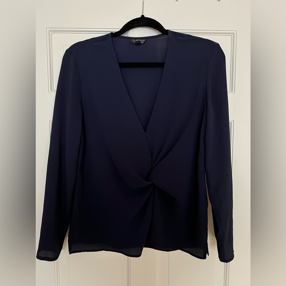 Topshop Knot Front Top
